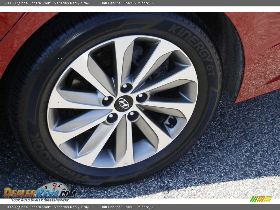 2016 Hyundai Sonata Sport Venetian Red / Gray Photo #24