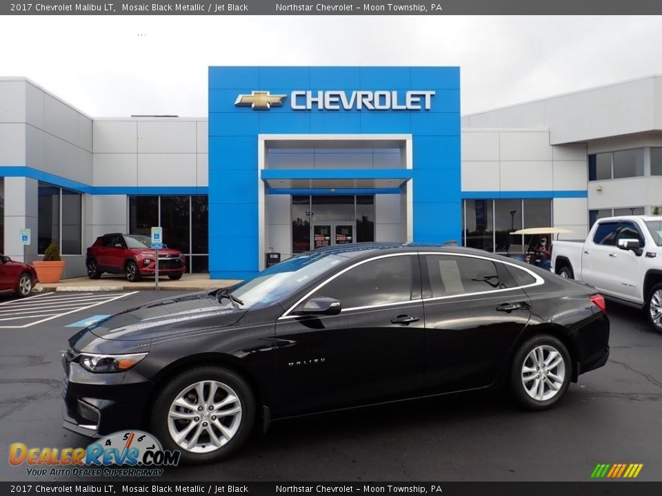 2017 Chevrolet Malibu LT Mosaic Black Metallic / Jet Black Photo #1