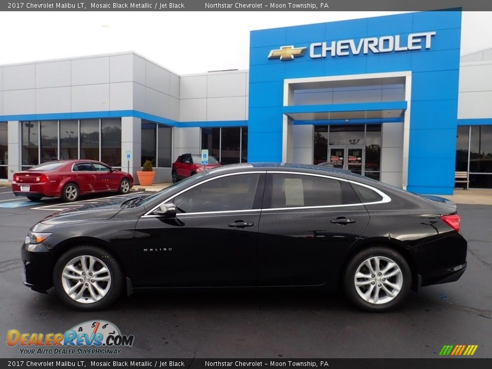 2017 Chevrolet Malibu LT Mosaic Black Metallic / Jet Black Photo #3