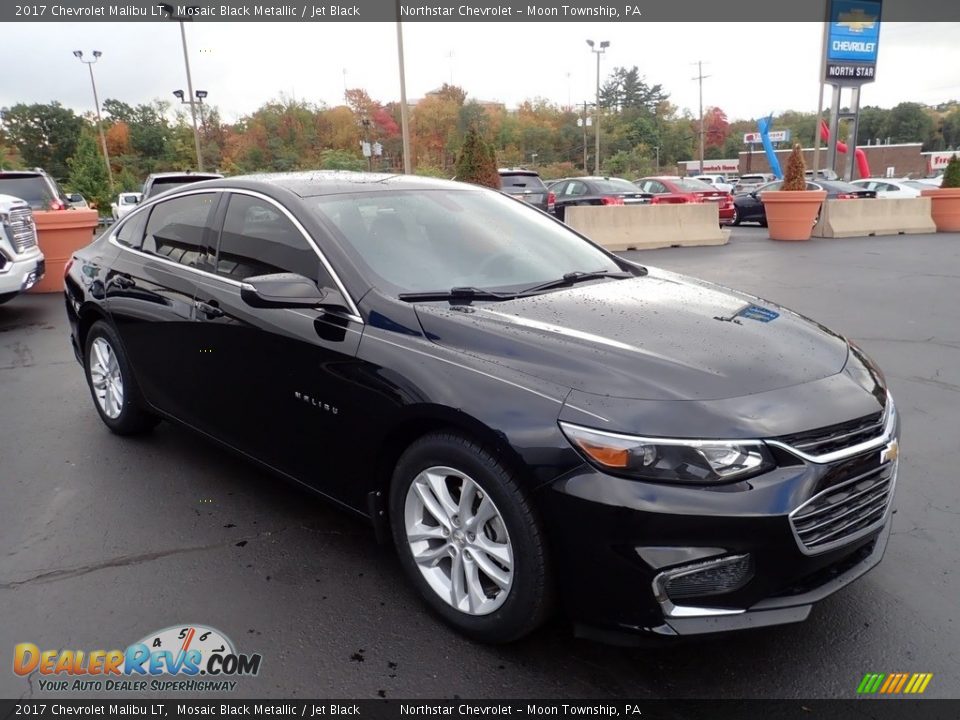 2017 Chevrolet Malibu LT Mosaic Black Metallic / Jet Black Photo #10