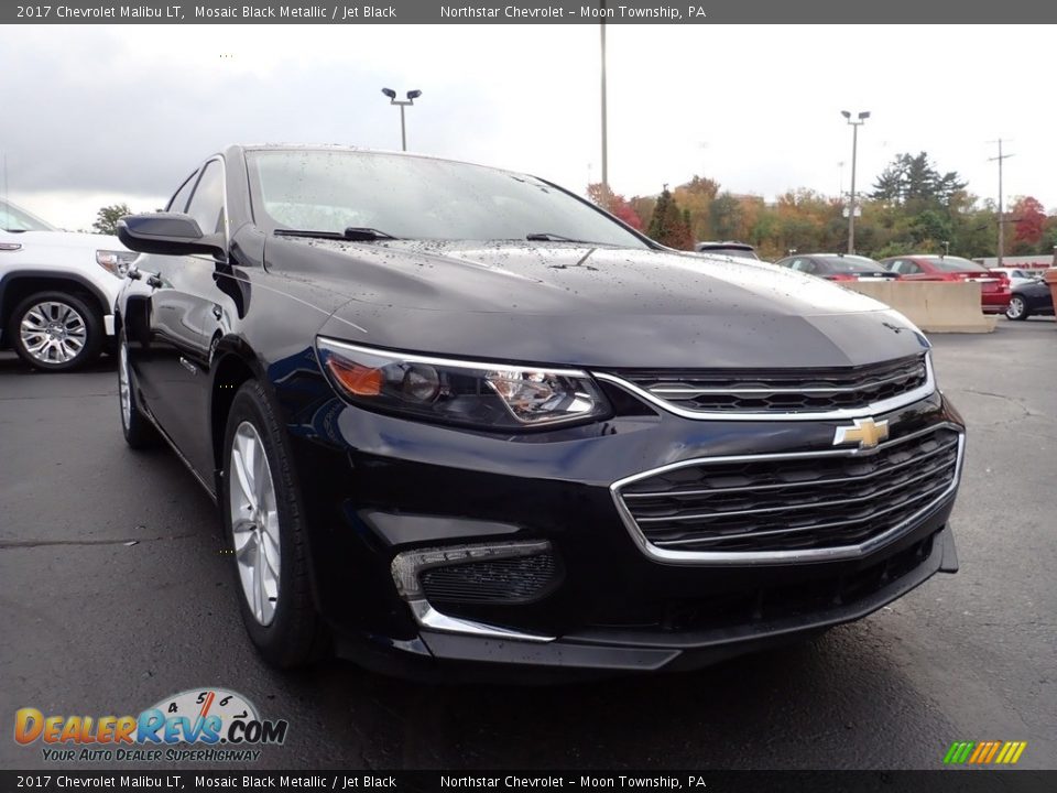 2017 Chevrolet Malibu LT Mosaic Black Metallic / Jet Black Photo #11