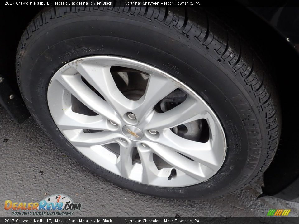 2017 Chevrolet Malibu LT Mosaic Black Metallic / Jet Black Photo #13