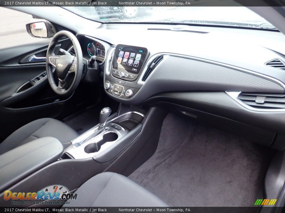 2017 Chevrolet Malibu LT Mosaic Black Metallic / Jet Black Photo #15