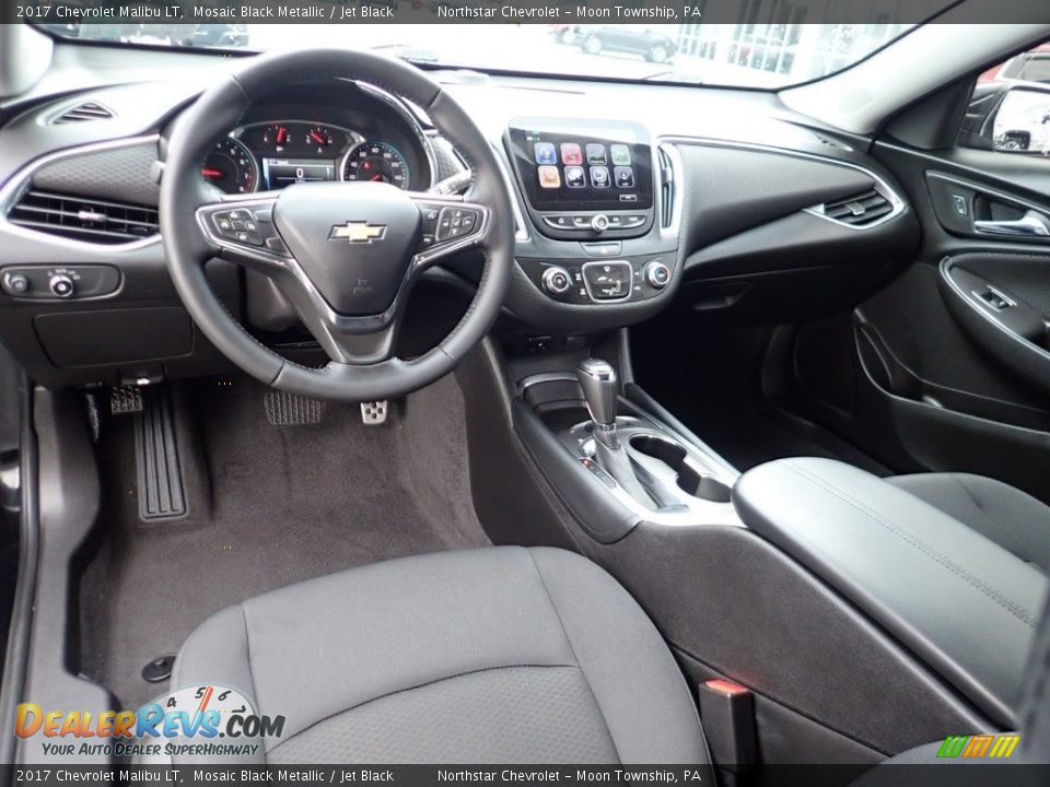 2017 Chevrolet Malibu LT Mosaic Black Metallic / Jet Black Photo #21