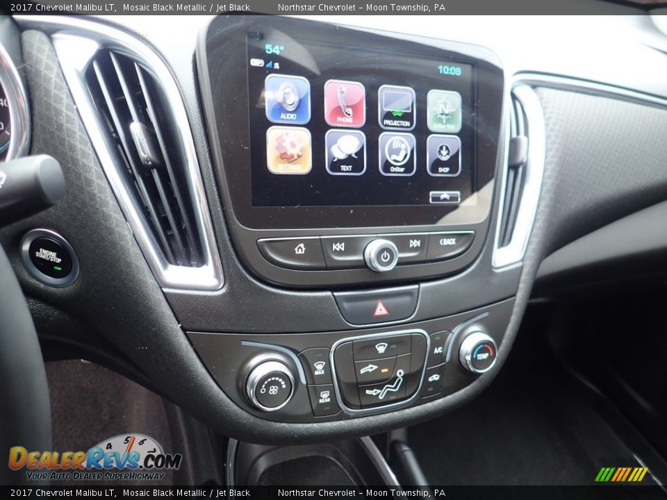 2017 Chevrolet Malibu LT Mosaic Black Metallic / Jet Black Photo #27
