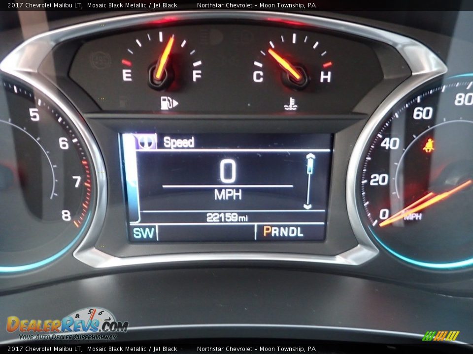 2017 Chevrolet Malibu LT Mosaic Black Metallic / Jet Black Photo #29