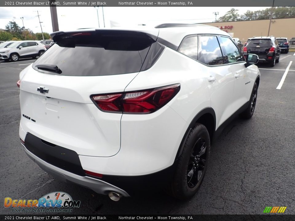 2021 Chevrolet Blazer LT AWD Summit White / Jet Black Photo #5