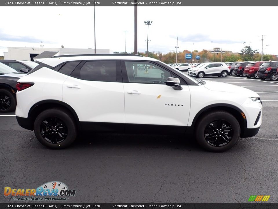2021 Chevrolet Blazer LT AWD Summit White / Jet Black Photo #6