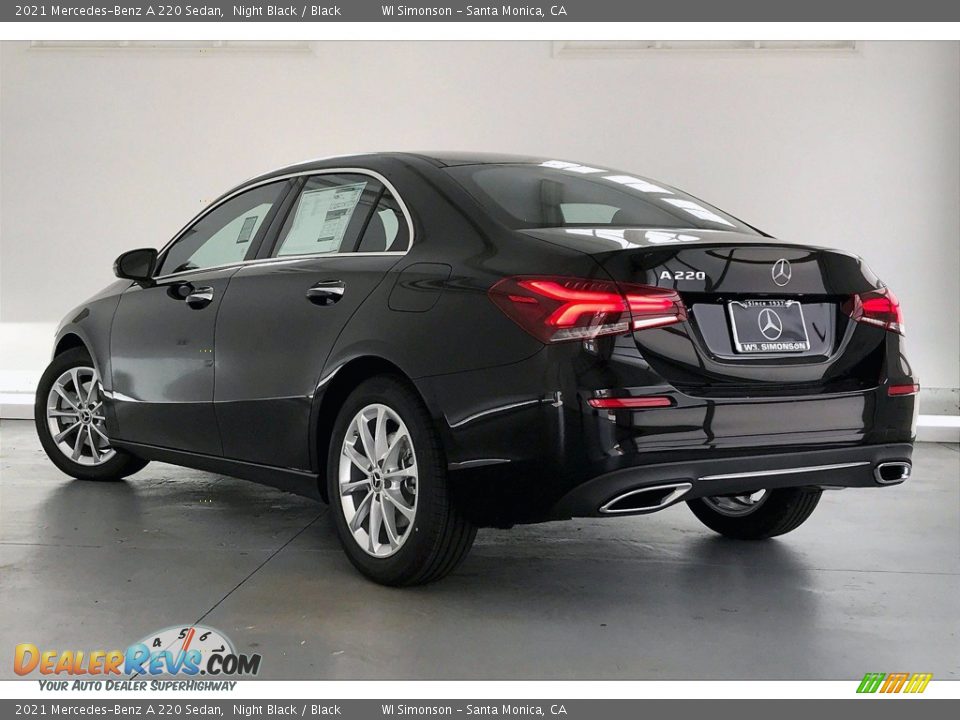 2021 Mercedes-Benz A 220 Sedan Night Black / Black Photo #2