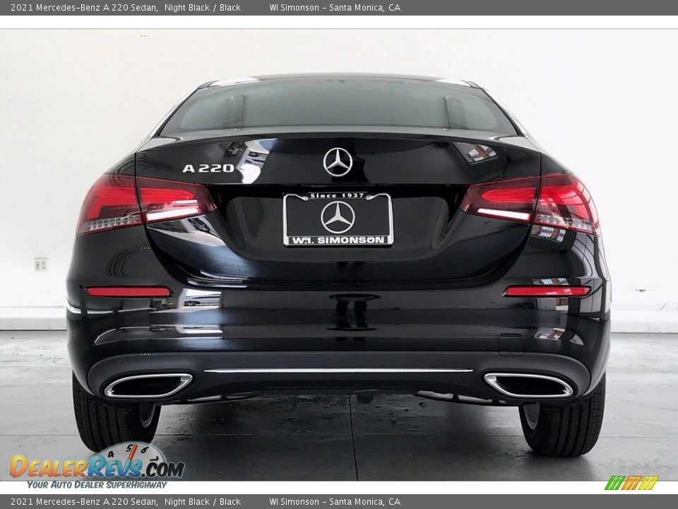 2021 Mercedes-Benz A 220 Sedan Night Black / Black Photo #3