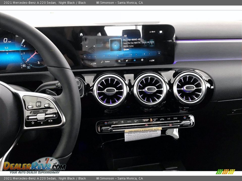 Dashboard of 2021 Mercedes-Benz A 220 Sedan Photo #6