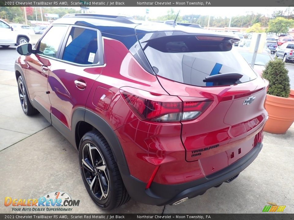 2021 Chevrolet Trailblazer RS AWD Scarlet Red Metallic / Jet Black Photo #12