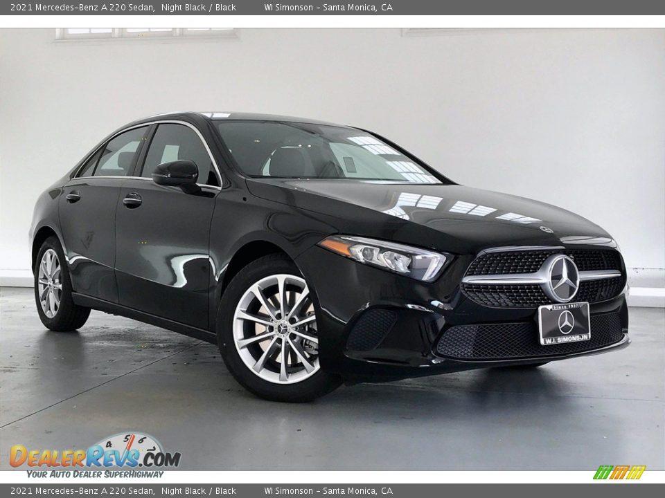 Front 3/4 View of 2021 Mercedes-Benz A 220 Sedan Photo #12