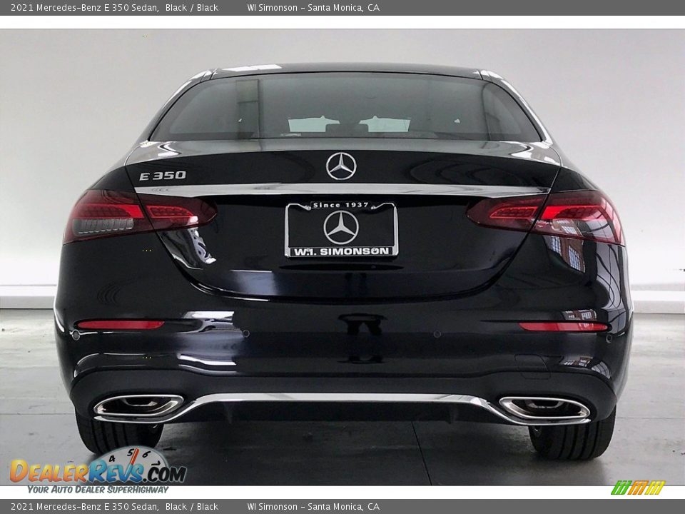 2021 Mercedes-Benz E 350 Sedan Black / Black Photo #3