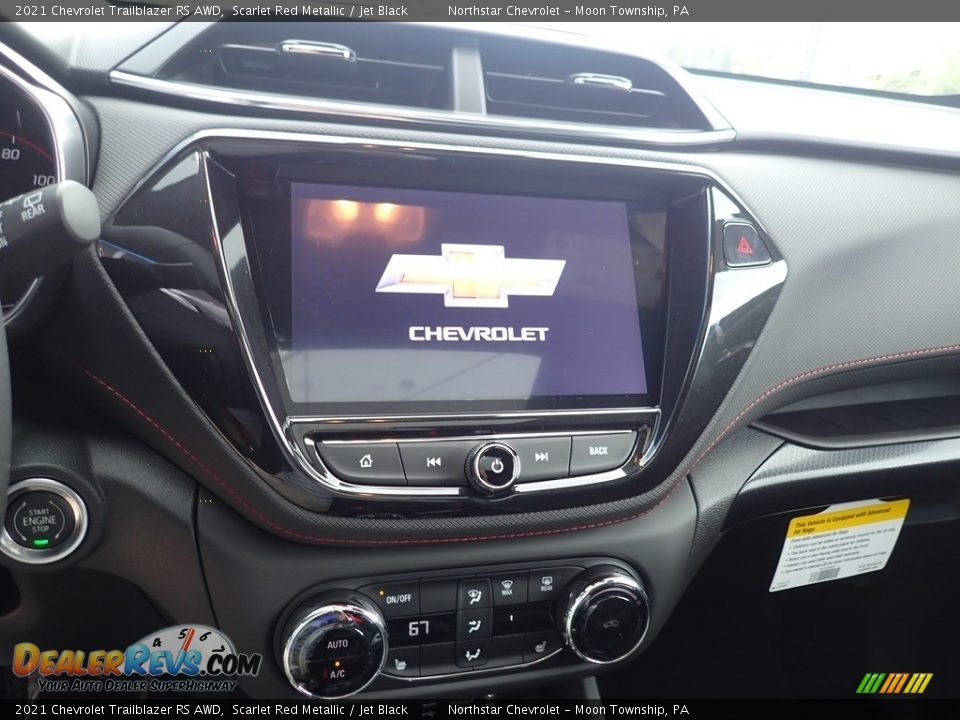 Controls of 2021 Chevrolet Trailblazer RS AWD Photo #18