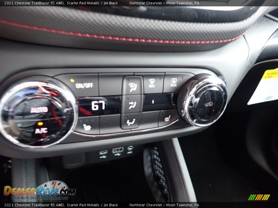 2021 Chevrolet TrailBlazer RS AWD Scarlet Red Metallic / Jet Black Photo #20