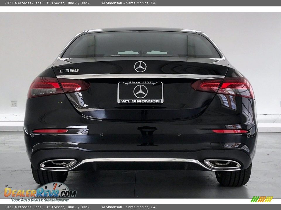 2021 Mercedes-Benz E 350 Sedan Black / Black Photo #3