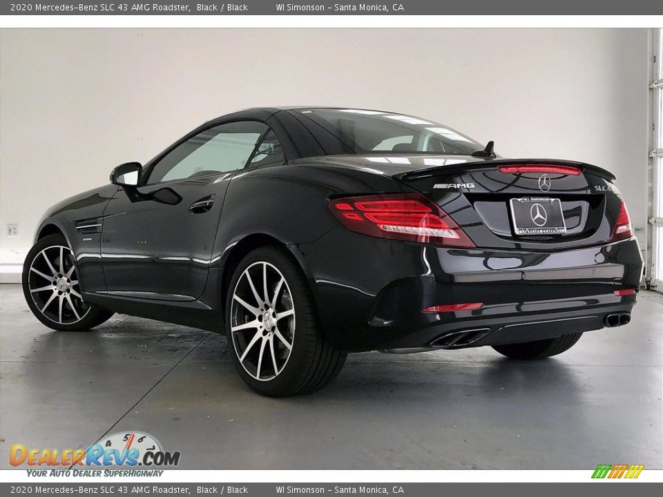 2020 Mercedes-Benz SLC 43 AMG Roadster Black / Black Photo #2