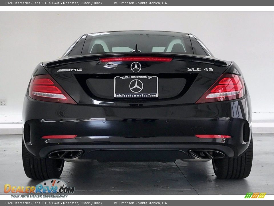 2020 Mercedes-Benz SLC 43 AMG Roadster Black / Black Photo #3