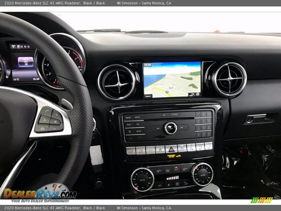 2020 Mercedes-Benz SLC 43 AMG Roadster Black / Black Photo #6