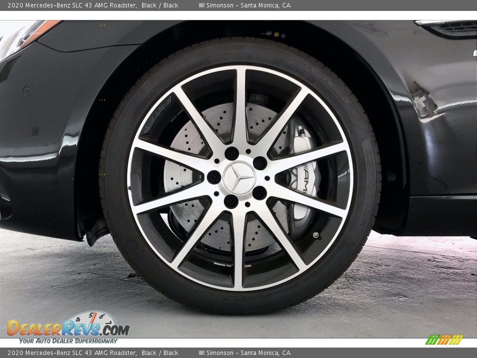 2020 Mercedes-Benz SLC 43 AMG Roadster Black / Black Photo #9