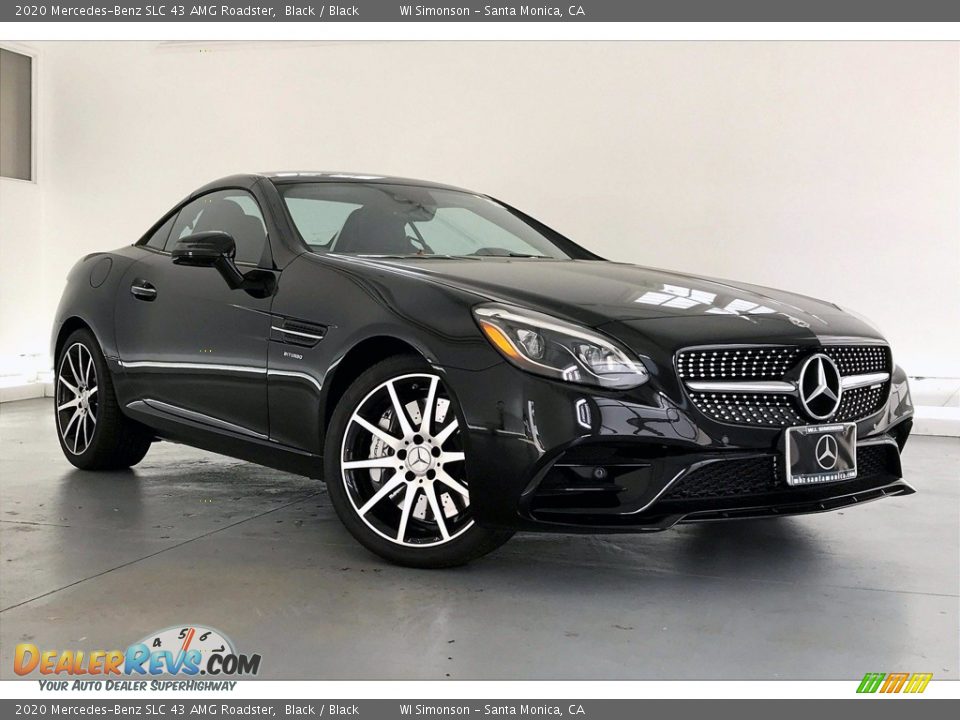 2020 Mercedes-Benz SLC 43 AMG Roadster Black / Black Photo #12