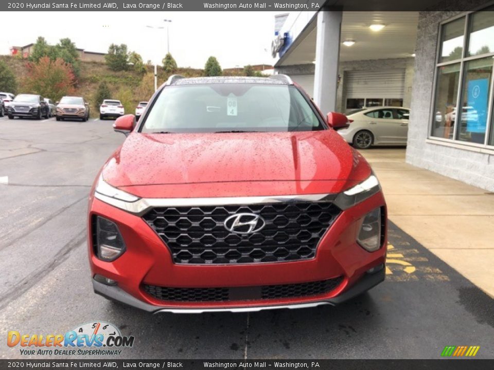 2020 Hyundai Santa Fe Limited AWD Lava Orange / Black Photo #2