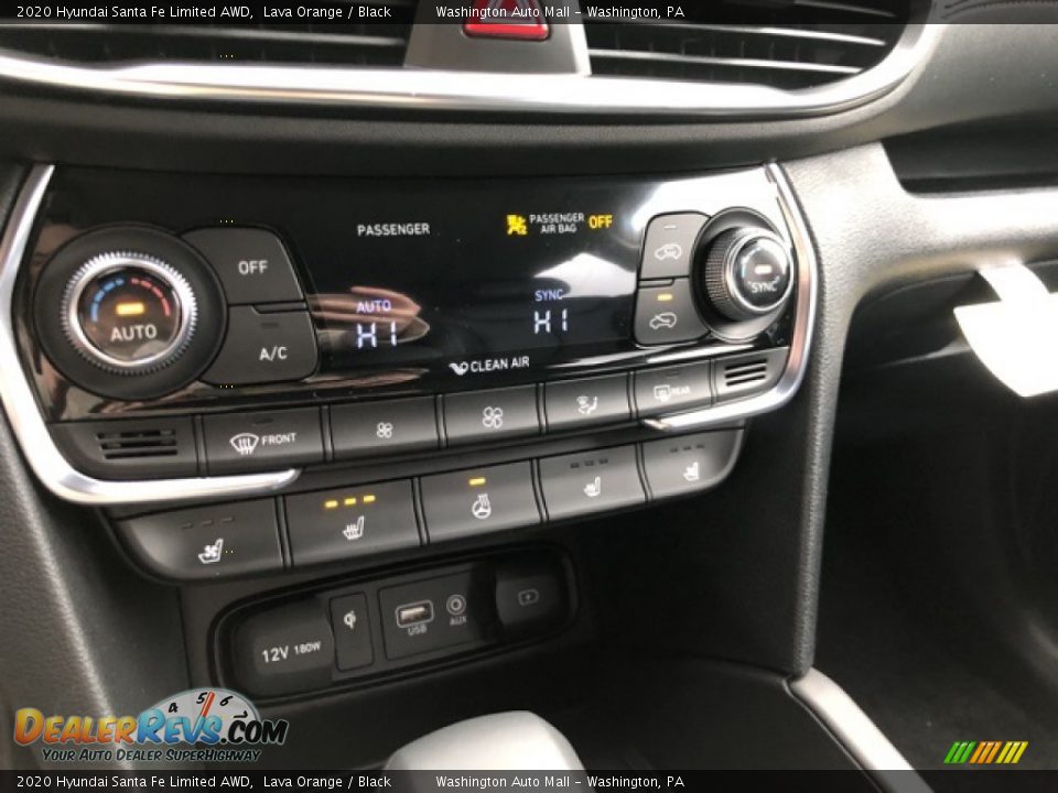 2020 Hyundai Santa Fe Limited AWD Lava Orange / Black Photo #19