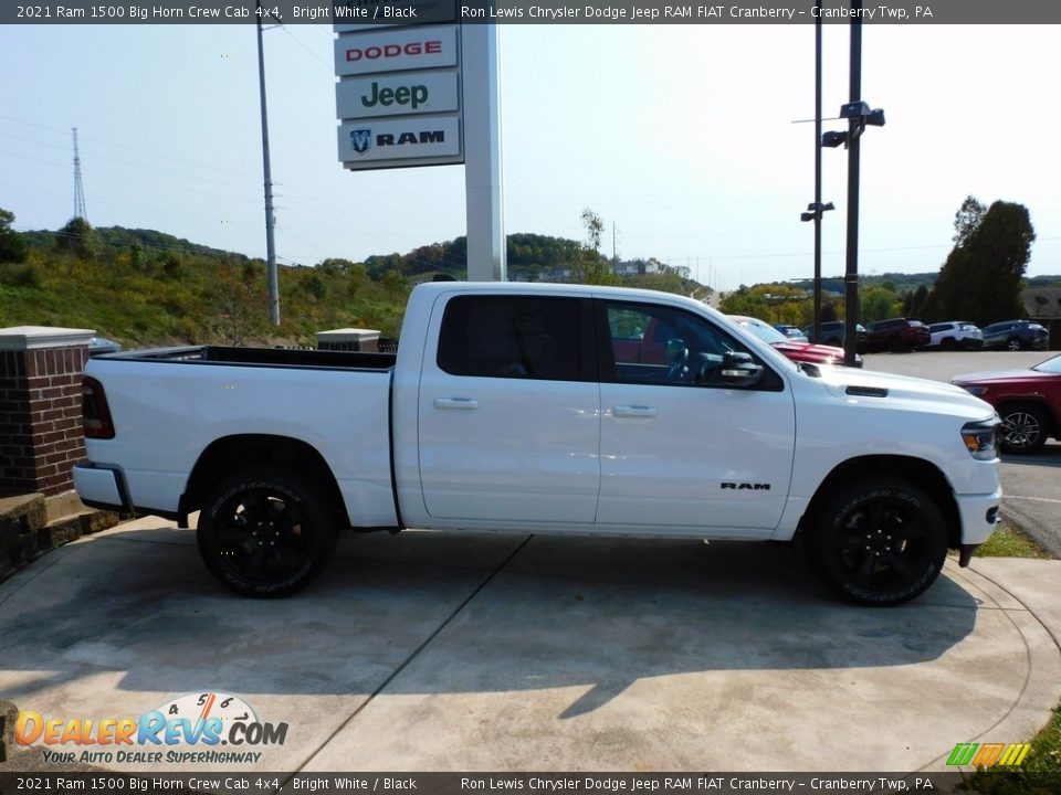 2021 Ram 1500 Big Horn Crew Cab 4x4 Bright White / Black Photo #4