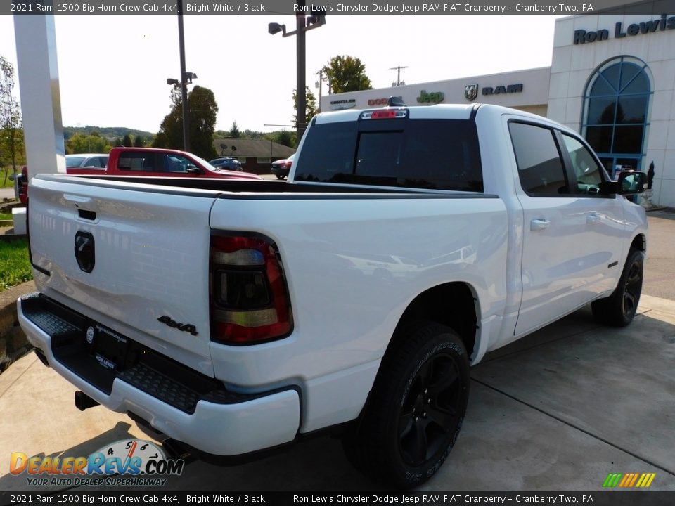 2021 Ram 1500 Big Horn Crew Cab 4x4 Bright White / Black Photo #5