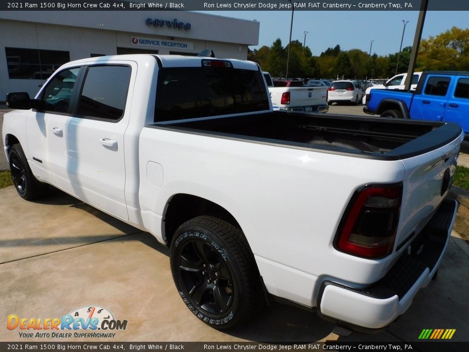 2021 Ram 1500 Big Horn Crew Cab 4x4 Bright White / Black Photo #8