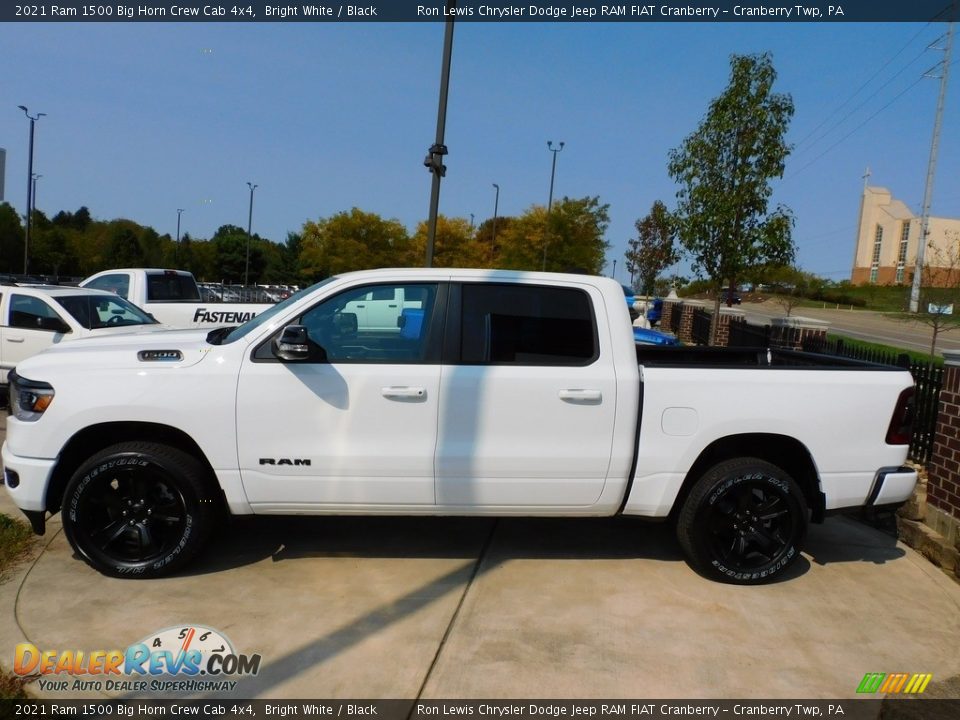 2021 Ram 1500 Big Horn Crew Cab 4x4 Bright White / Black Photo #9