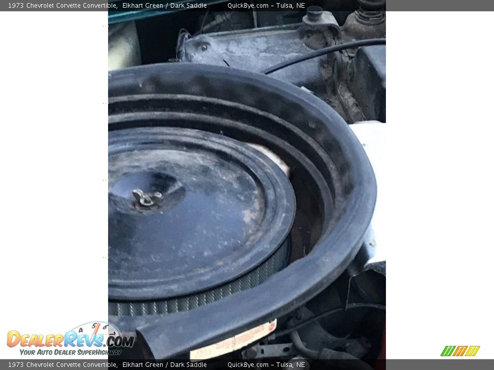 1973 Chevrolet Corvette Convertible Elkhart Green / Dark Saddle Photo #9