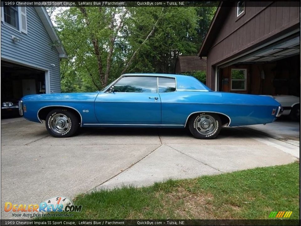 LeMans Blue 1969 Chevrolet Impala SS Sport Coupe Photo #1