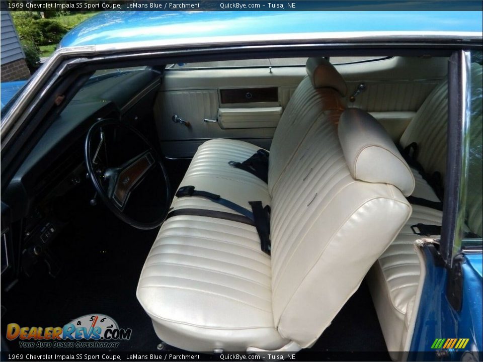 Parchment Interior - 1969 Chevrolet Impala SS Sport Coupe Photo #12