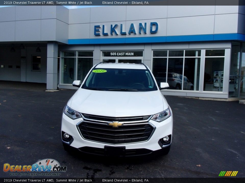 2019 Chevrolet Traverse LT AWD Summit White / Jet Black Photo #1