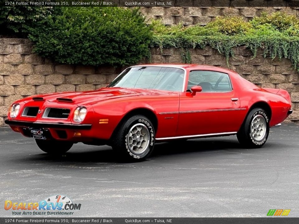 Front 3/4 View of 1974 Pontiac Firebird Formula 350 Photo #2