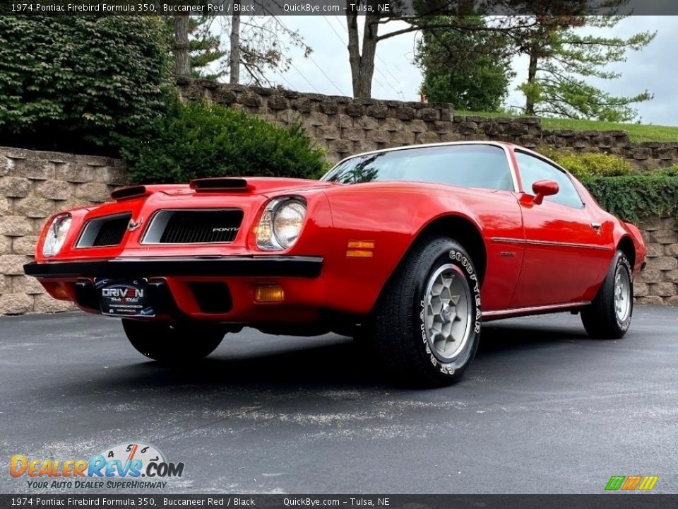 1974 Pontiac Firebird Formula 350 Buccaneer Red / Black Photo #3