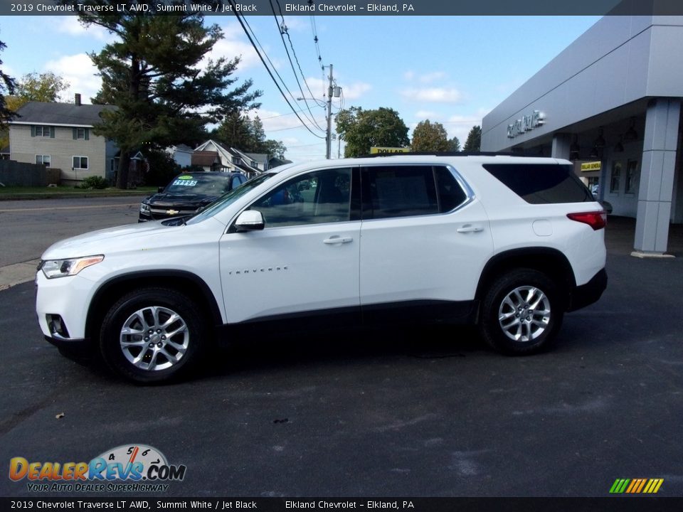 2019 Chevrolet Traverse LT AWD Summit White / Jet Black Photo #5