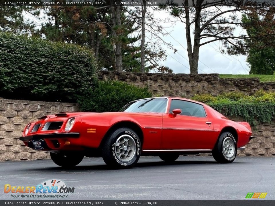 1974 Pontiac Firebird Formula 350 Buccaneer Red / Black Photo #5