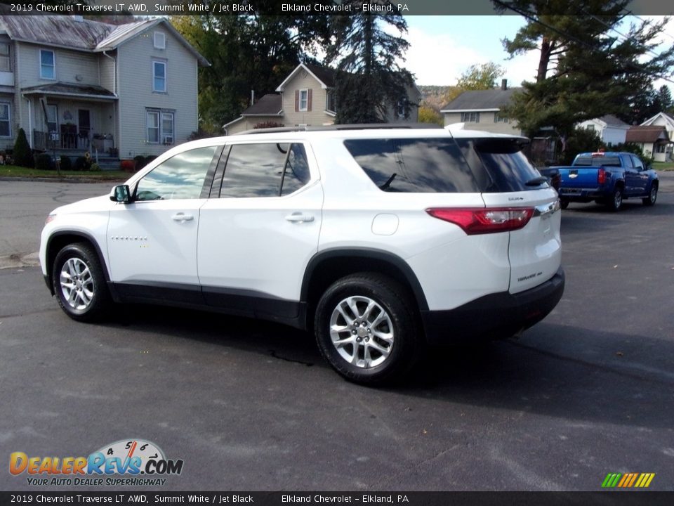 2019 Chevrolet Traverse LT AWD Summit White / Jet Black Photo #7