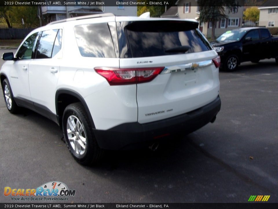 2019 Chevrolet Traverse LT AWD Summit White / Jet Black Photo #8