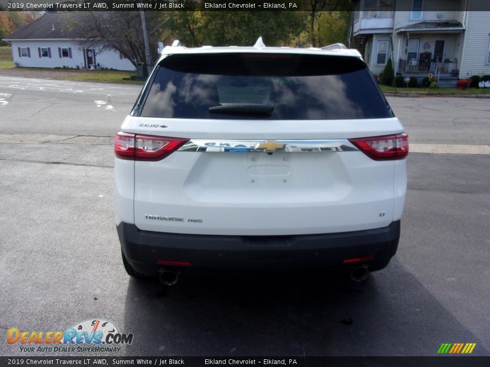 2019 Chevrolet Traverse LT AWD Summit White / Jet Black Photo #9