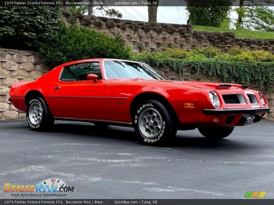 1974 Pontiac Firebird Formula 350 Buccaneer Red / Black Photo #8