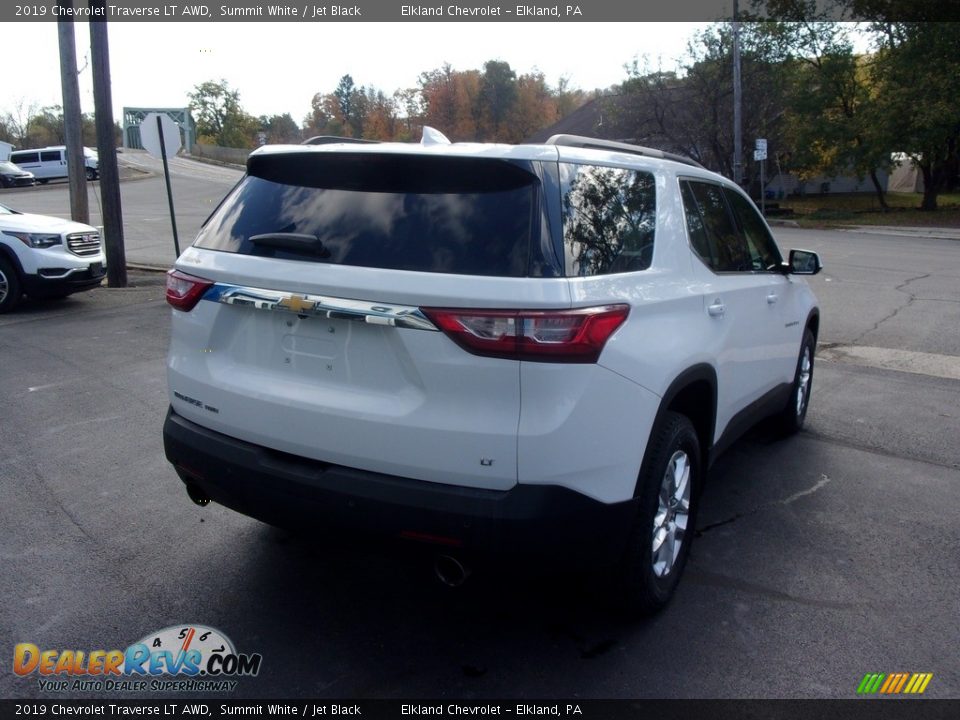 2019 Chevrolet Traverse LT AWD Summit White / Jet Black Photo #10