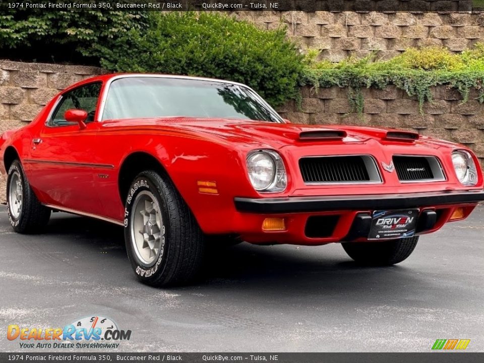 1974 Pontiac Firebird Formula 350 Buccaneer Red / Black Photo #9