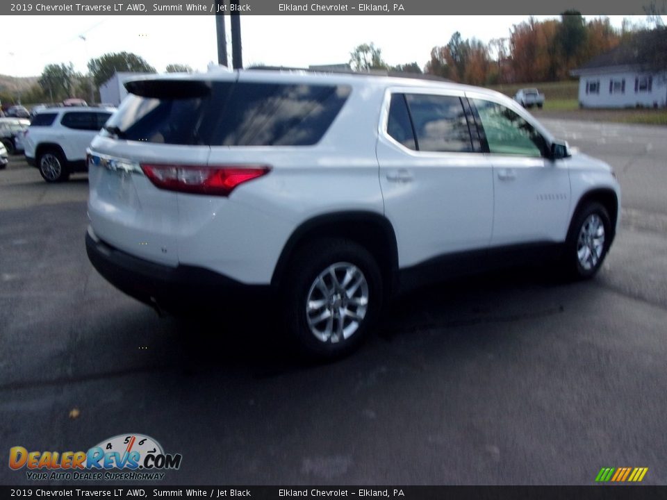 2019 Chevrolet Traverse LT AWD Summit White / Jet Black Photo #11