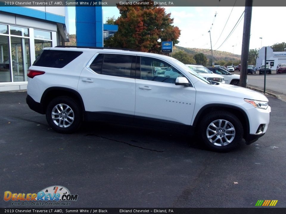 2019 Chevrolet Traverse LT AWD Summit White / Jet Black Photo #13