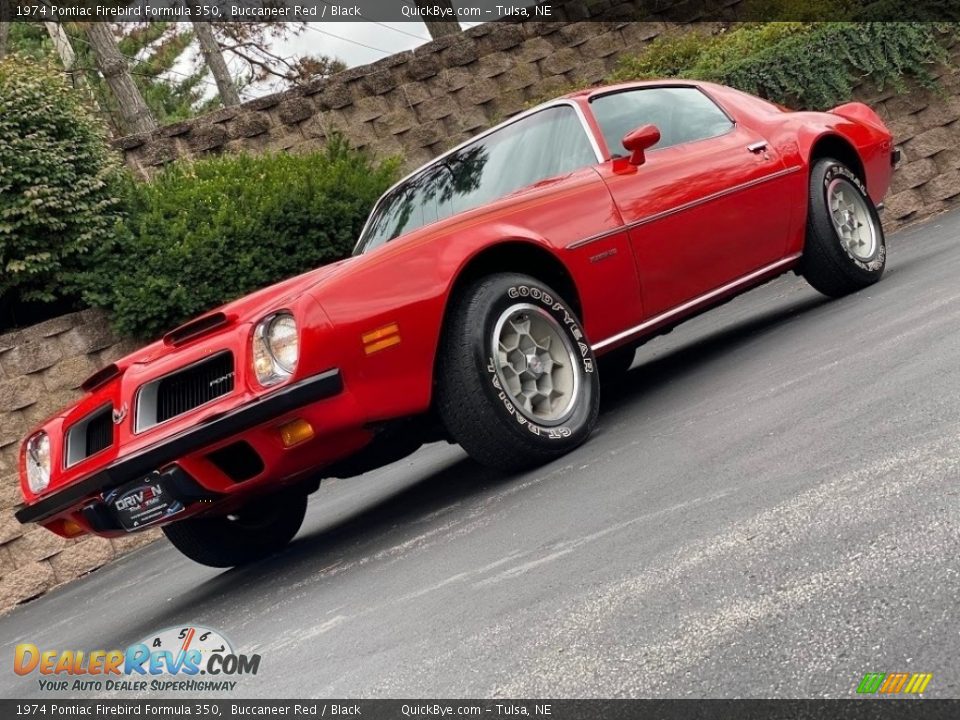 1974 Pontiac Firebird Formula 350 Buccaneer Red / Black Photo #12