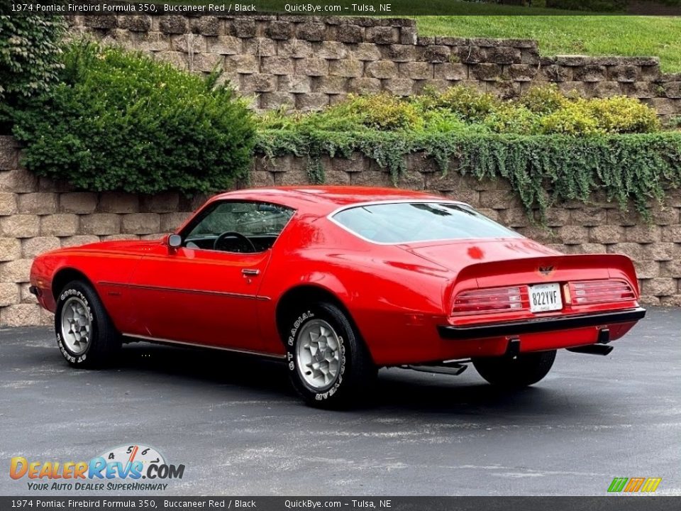 1974 Pontiac Firebird Formula 350 Buccaneer Red / Black Photo #13